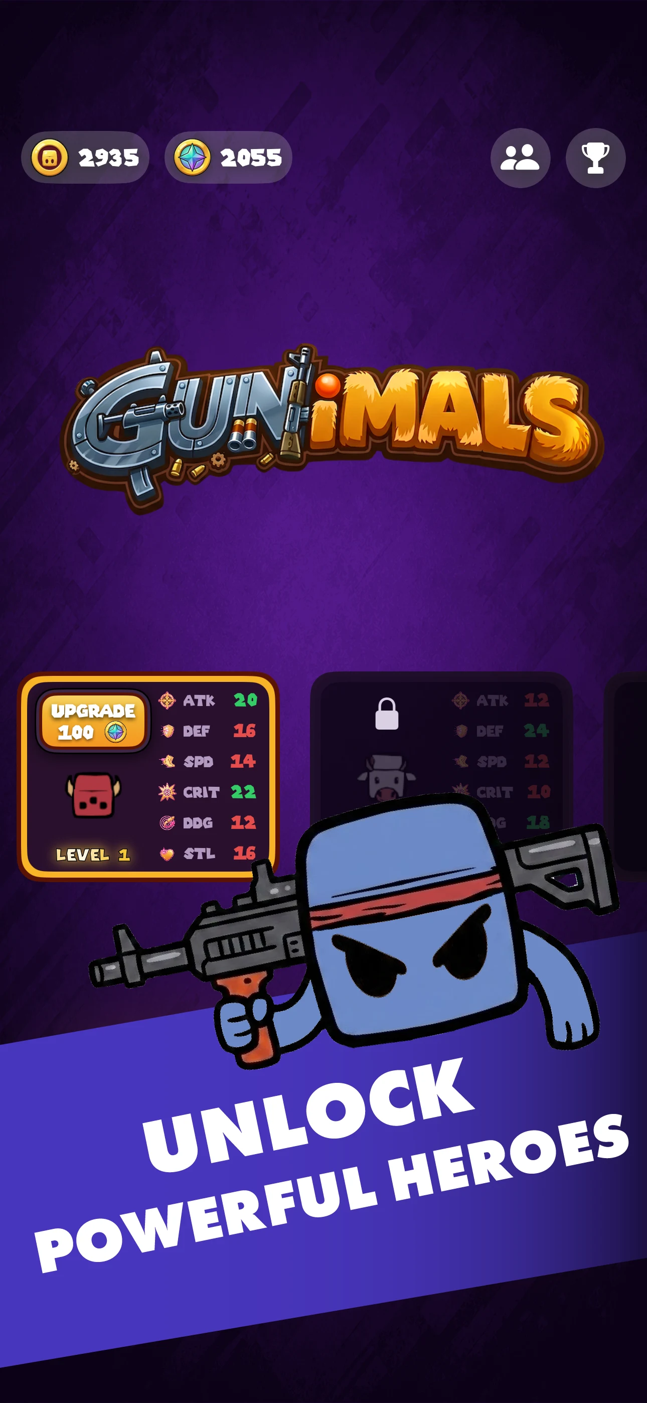 Gunimals.io: Bullet Clash Rush screenshot